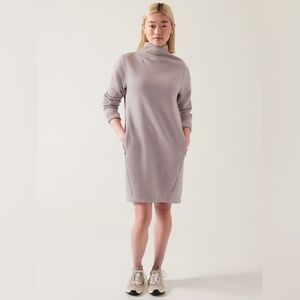 Athleta Cozy Karma Mock Neck Dress